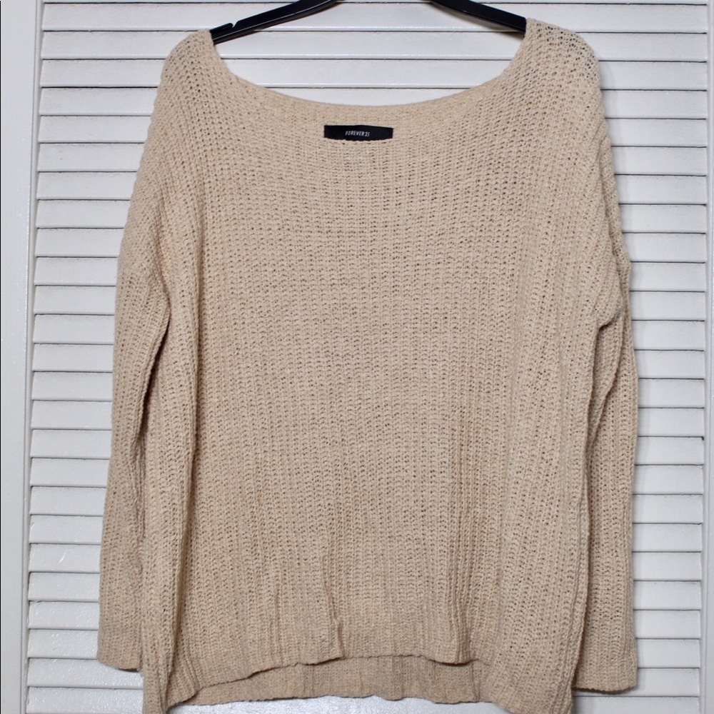 Long sleeve nude off the shoulder